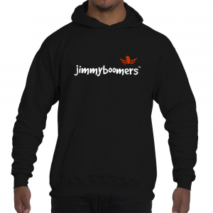 jimmyboomers™ Brand Hoodie Black